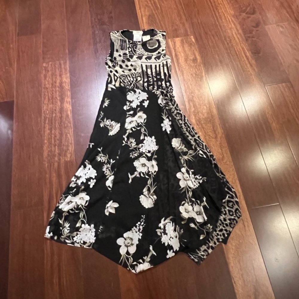 FUZZI Midi Mesh Dress Size M